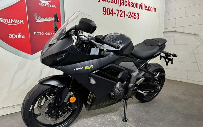 2025 Triumph Daytona 660 Satin Granite/Satin Black 660