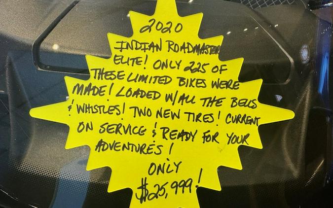 2020 Indian Motorcycle® Roadmaster® Elite