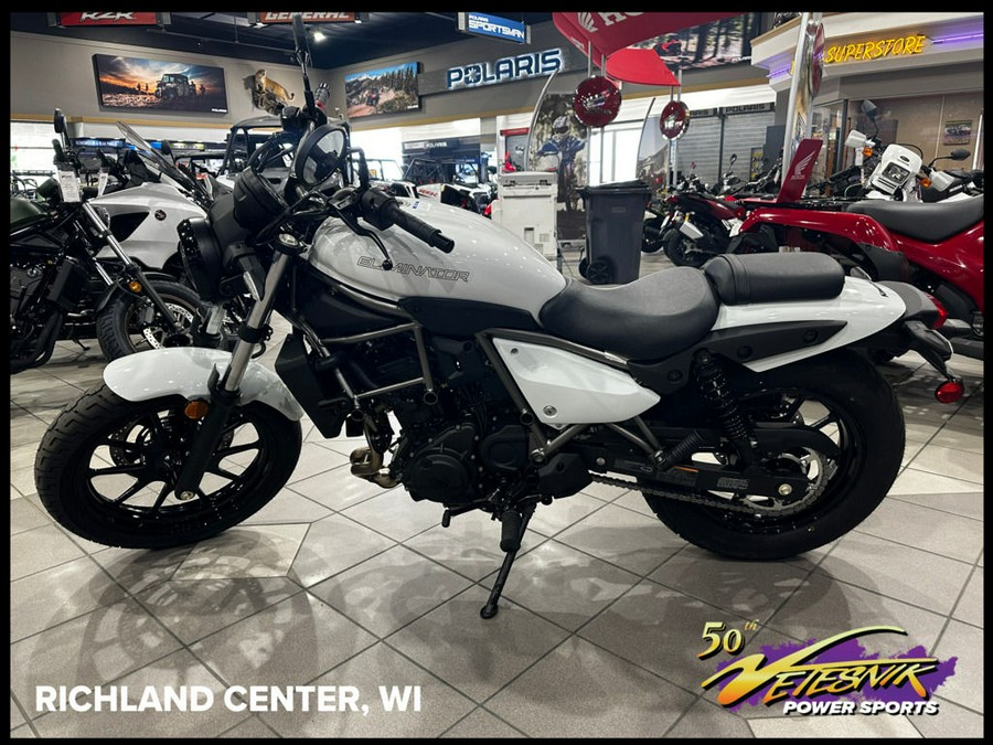 2024 Kawasaki Eliminator® Pearl Robotic White