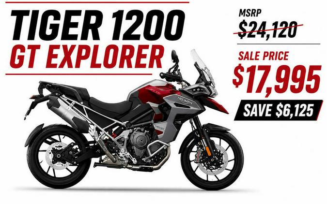 2024 Triumph Tiger 1200 GT Explorer Carnival Red
