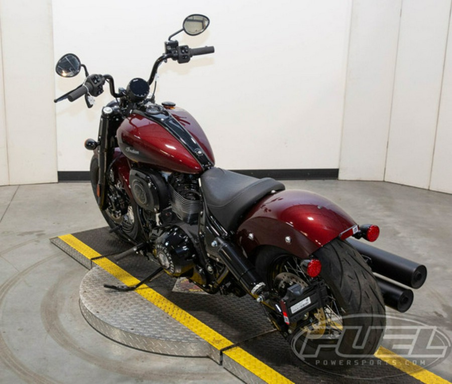 2025 Indian Chief Bobber Dark Horse Maroon Metallic