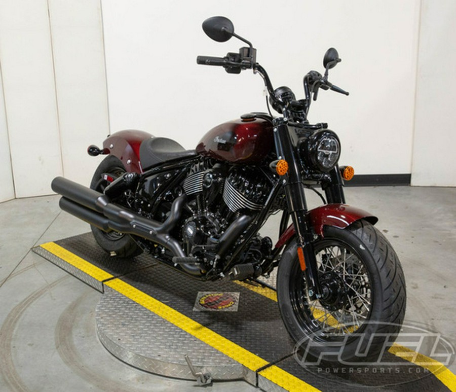 2025 Indian Chief Bobber Dark Horse Maroon Metallic