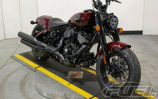 2025 Indian Chief Bobber Dark Horse Maroon Metallic