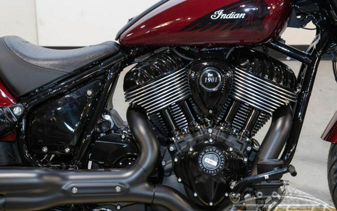 2025 Indian Chief Bobber Dark Horse Maroon Metallic