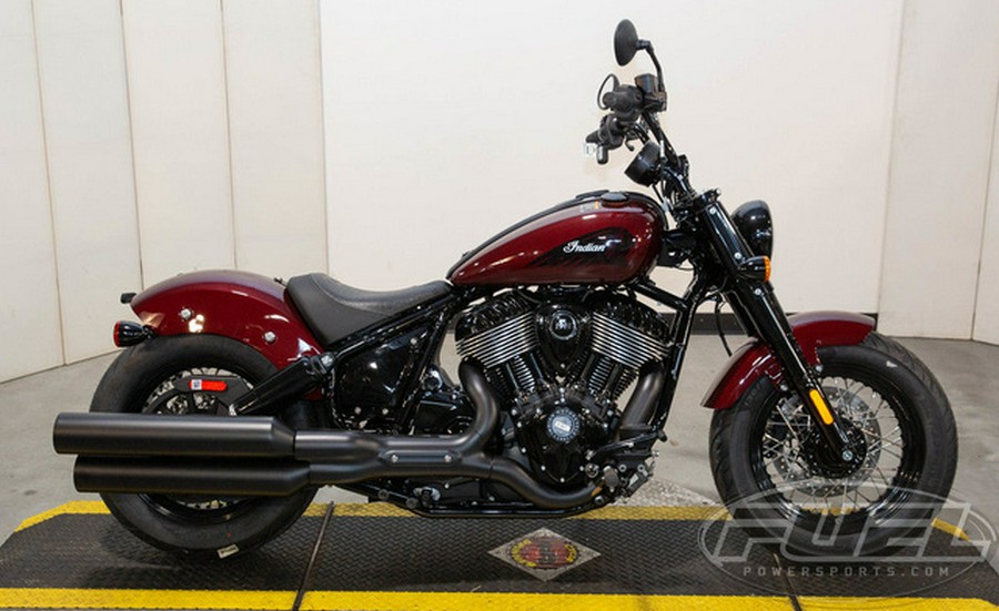 2025 Indian Chief Bobber Dark Horse Maroon Metallic