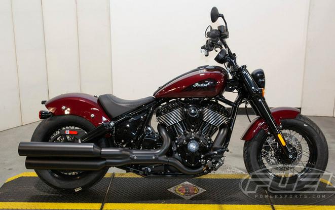2025 Indian Chief Bobber Dark Horse Maroon Metallic
