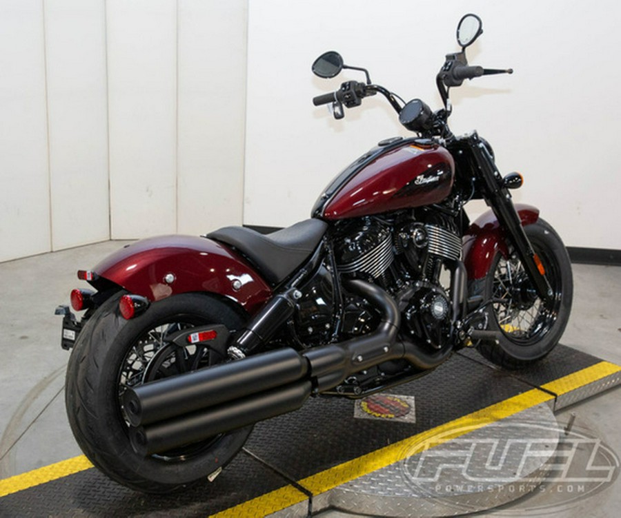 2025 Indian Chief Bobber Dark Horse Maroon Metallic