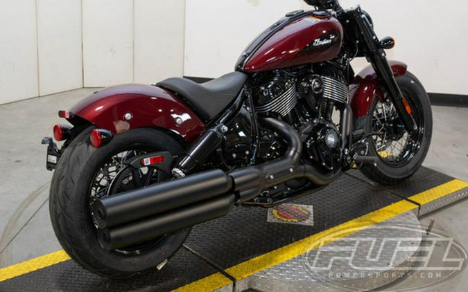 2025 Indian Chief Bobber Dark Horse Maroon Metallic