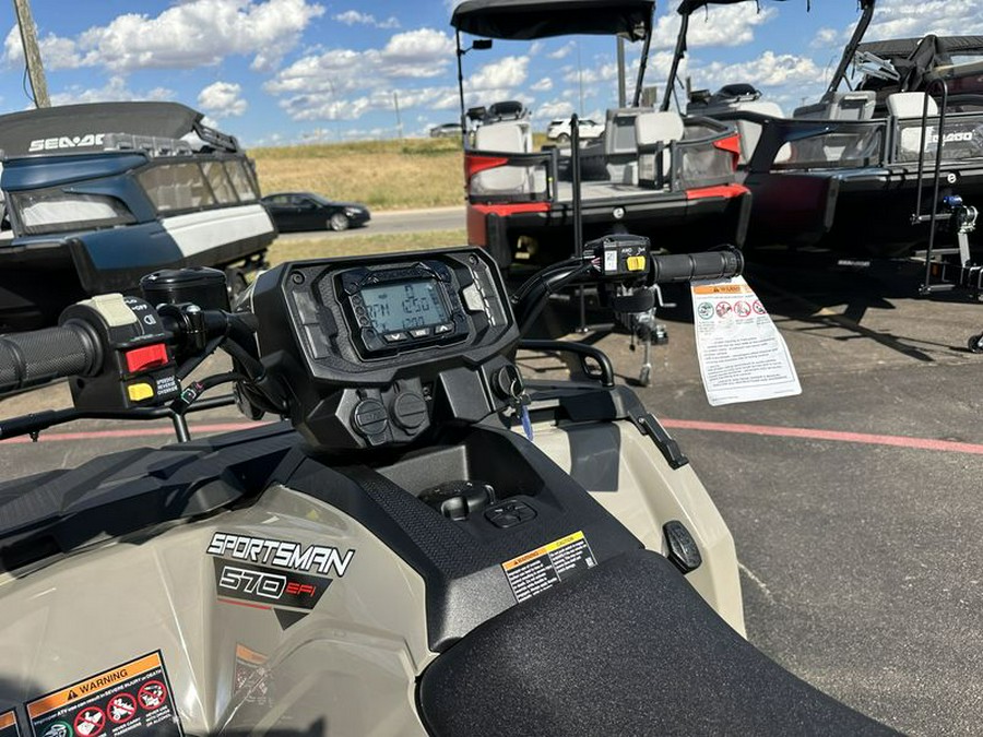 New 2024 POLARIS SPORTSMAN 570 EPS DESERT SAND