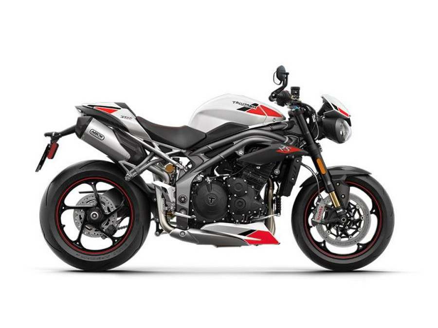 2020 Triumph Speed Triple RS Crystal White Metallic