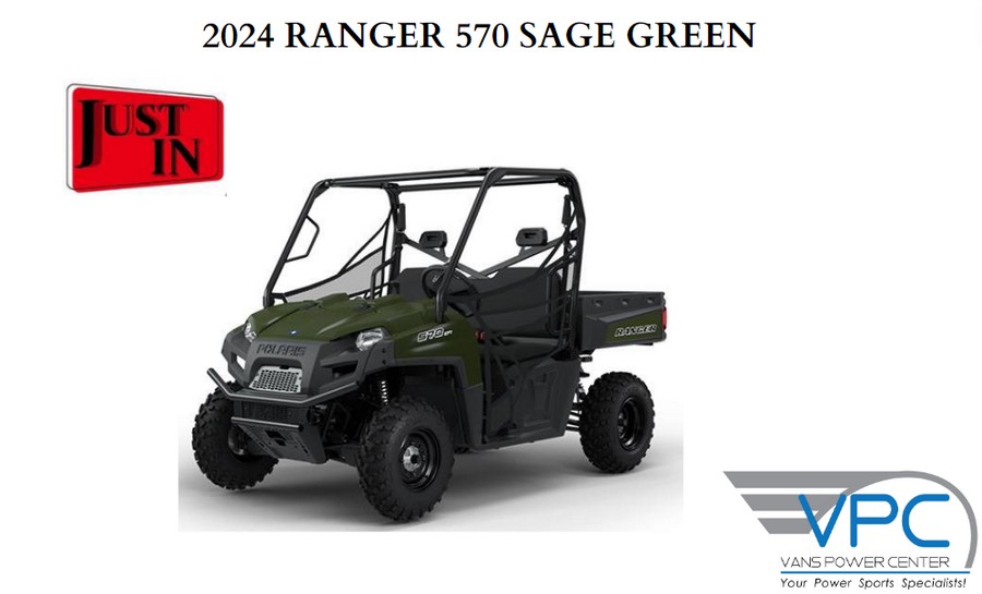 2024 Polaris Industries RANGER 570 FULL-SIZE - SAGE GREEN Base