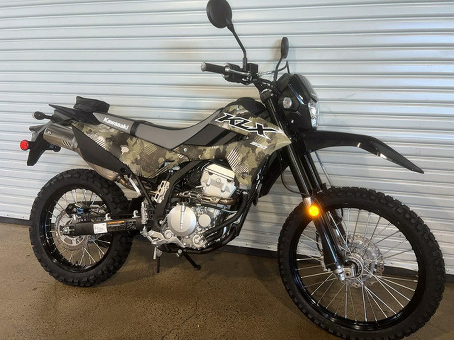2026 Kawasaki KLX300 Cypher Camo Beige
