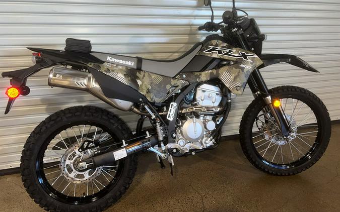 2026 Kawasaki KLX300 Cypher Camo Beige