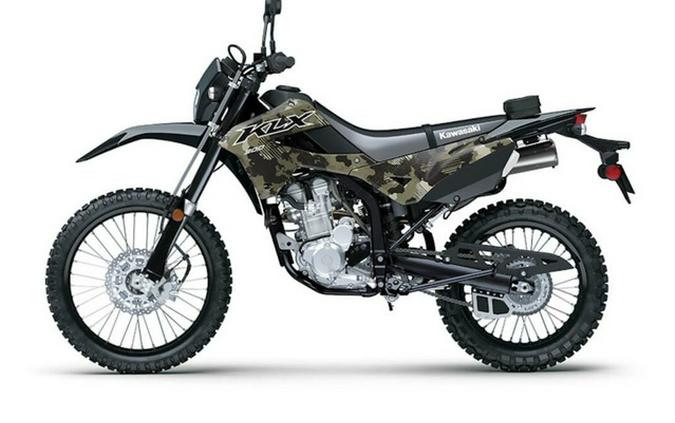 2026 Kawasaki KLX300 Cypher Camo Beige
