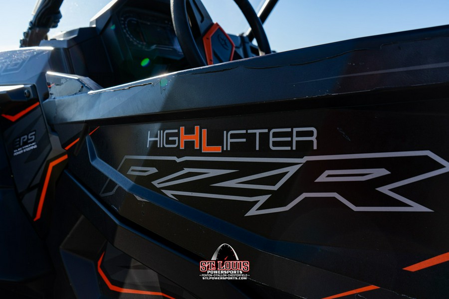 2019 Polaris RZR XP 1000 HIGH LIFTER STEALTH BLACK High Lifter Edition
