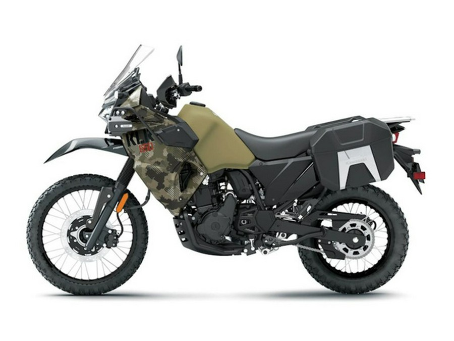 2026 Kawasaki KLR650 Adventure ABS Cypher Camo Beige
