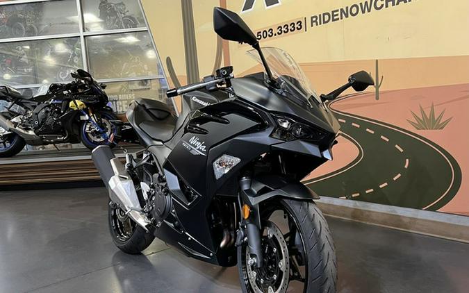 2026 Kawasaki Ninja 500 Metallic Flat Spark Black