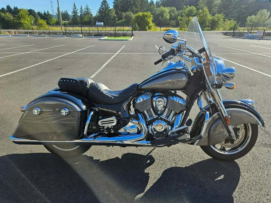 2025 Indian Springfield Black Metallic/Heavy Metallic