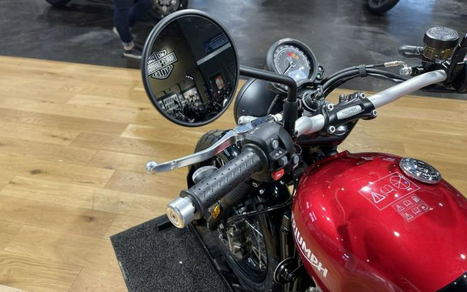 2023 Triumph Scrambler 900 Carnival Red / Jet Black