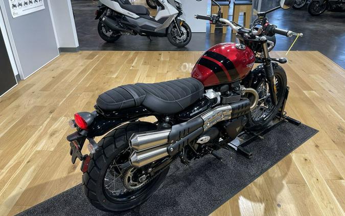 2023 Triumph Scrambler 900 Carnival Red / Jet Black