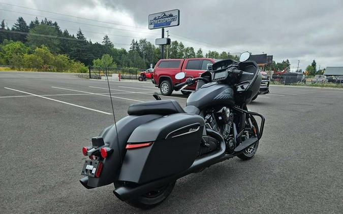 2025 Indian Challenger Dark Horse W/Powerband Audio Black Smoke