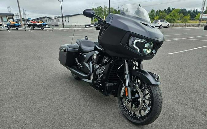 2025 Indian Challenger Dark Horse W/Powerband Audio Black Smoke