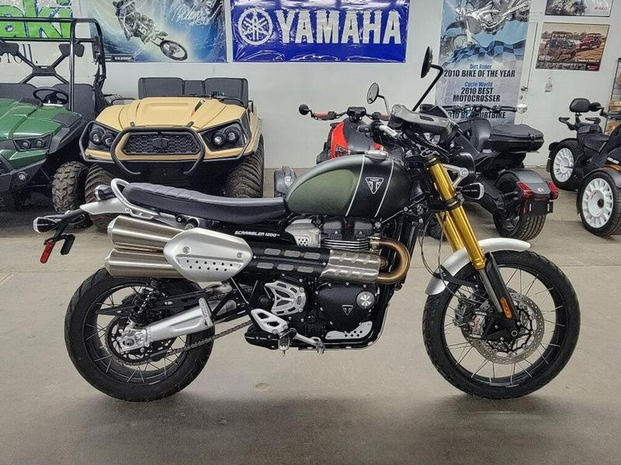 2022 Triumph Scrambler 1200 XE Sapphire Black