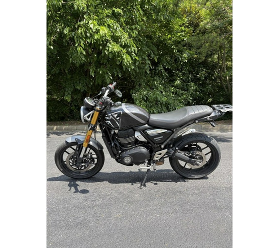 2025 Triumph Speed 400 Carnival Red Storm Grey
