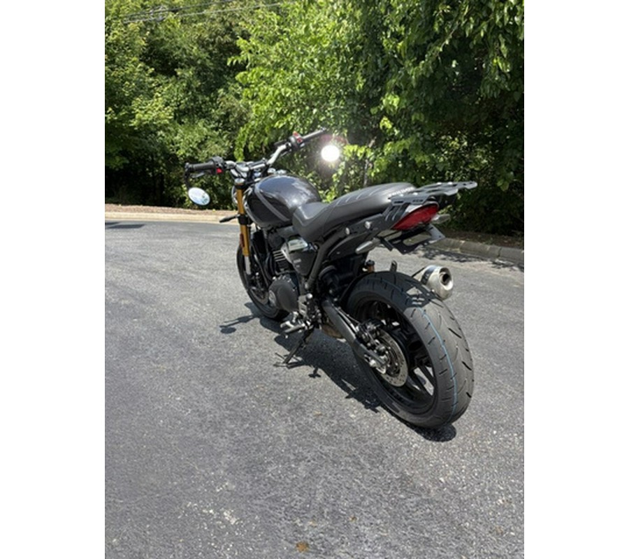 2025 Triumph Speed 400 Carnival Red Storm Grey