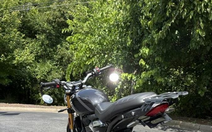 2025 Triumph Speed 400 Carnival Red Storm Grey