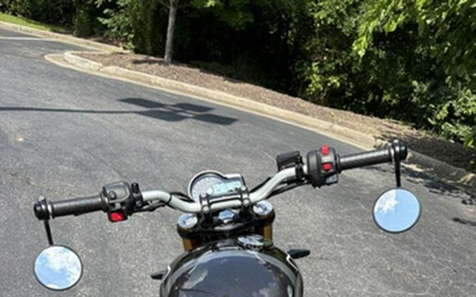 2025 Triumph Speed 400 Carnival Red Storm Grey