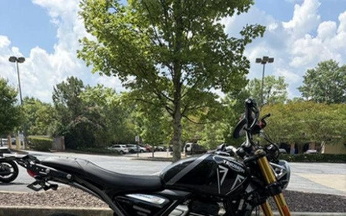 2025 Triumph Speed 400 Carnival Red Storm Grey