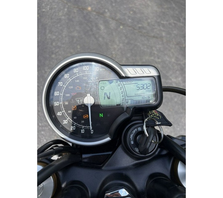 2025 Triumph Speed 400 Carnival Red Storm Grey