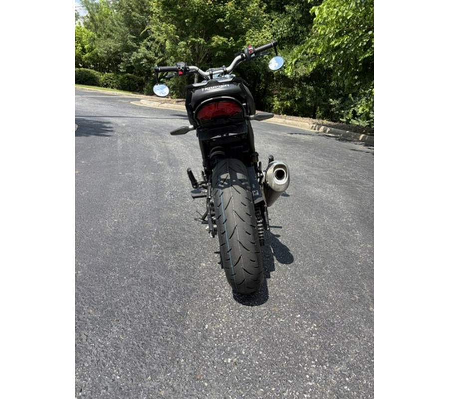 2025 Triumph Speed 400 Carnival Red Storm Grey