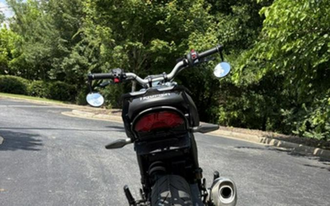 2025 Triumph Speed 400 Carnival Red Storm Grey