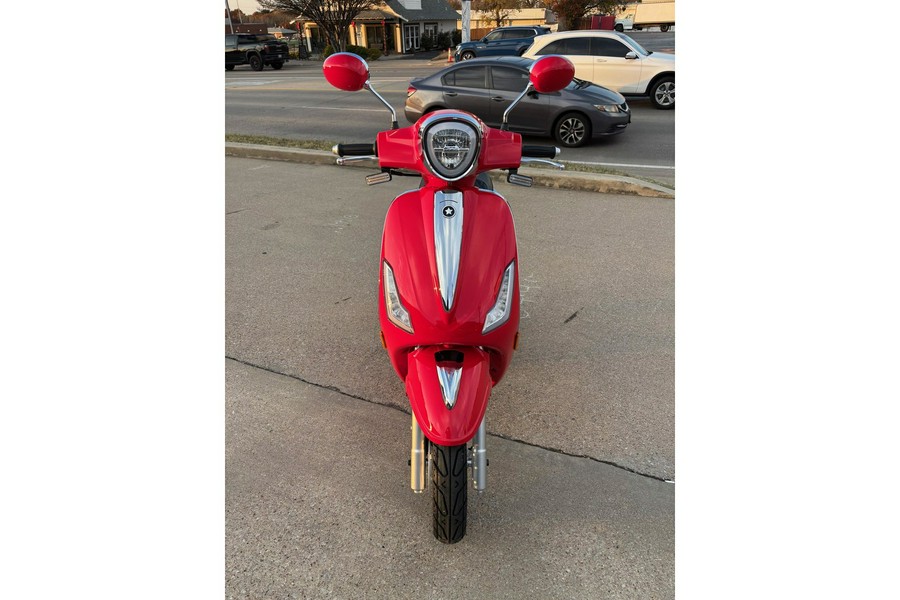 2025 ScootStar Retrostar 50 Red