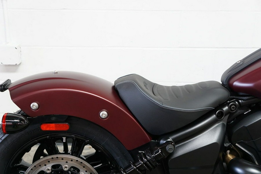 2026 Indian Scout Bobber Maroon Metallic Smoke