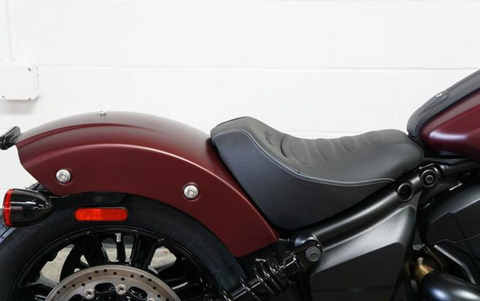 2026 Indian Scout Bobber Maroon Metallic Smoke