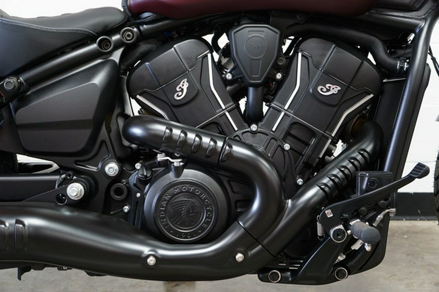 2026 Indian Scout Bobber Maroon Metallic Smoke