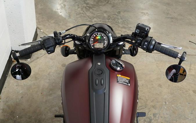 2026 Indian Scout Bobber Maroon Metallic Smoke