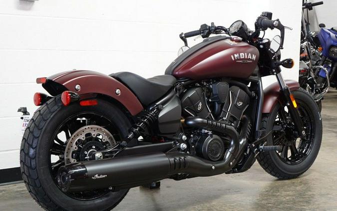 2026 Indian Scout Bobber Maroon Metallic Smoke