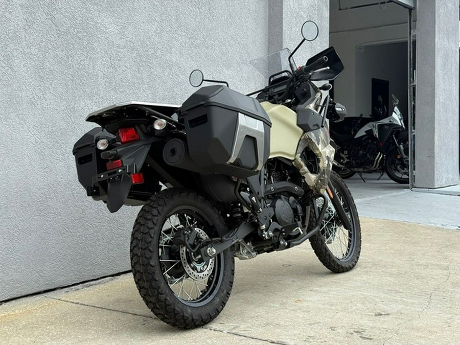 2026 Kawasaki KLR650 Adventure ABS Cypher Camo Beige