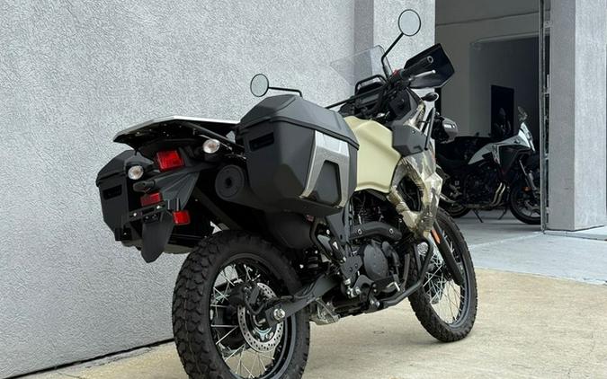 2026 Kawasaki KLR650 Adventure ABS Cypher Camo Beige