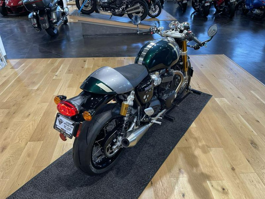 2023 Triumph Thruxton RS Competition Green / Silver Ice