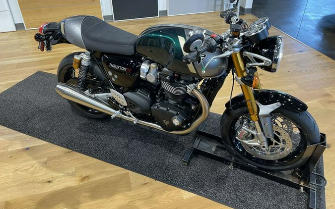 2023 Triumph Thruxton RS Competition Green / Silver Ice