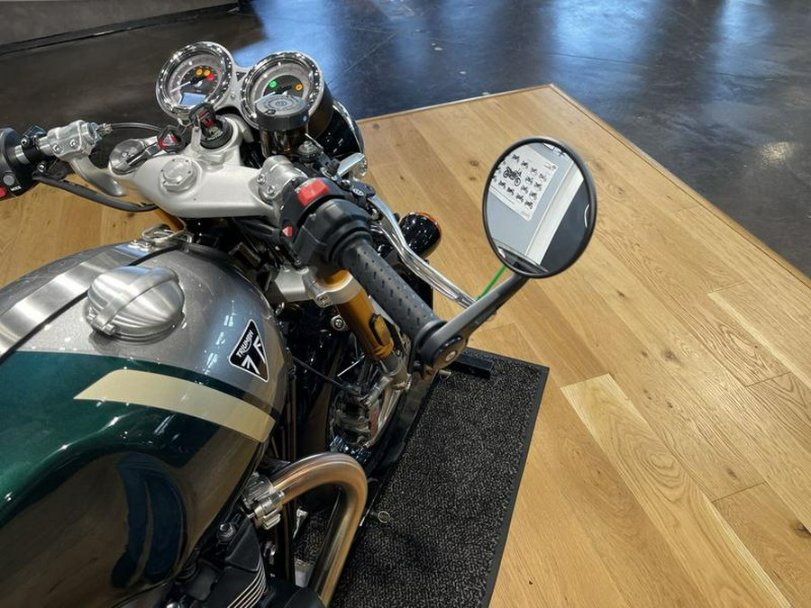 2023 Triumph Thruxton RS Competition Green / Silver Ice