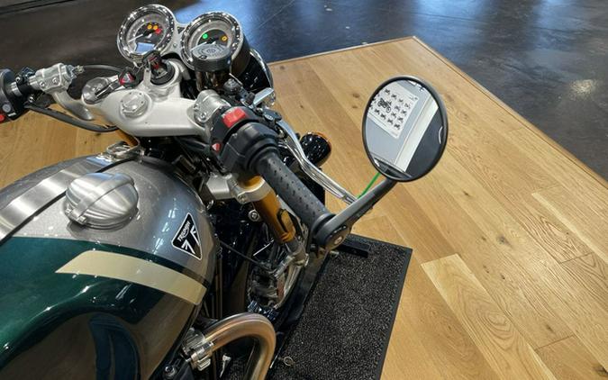 2023 Triumph Thruxton RS Competition Green / Silver Ice