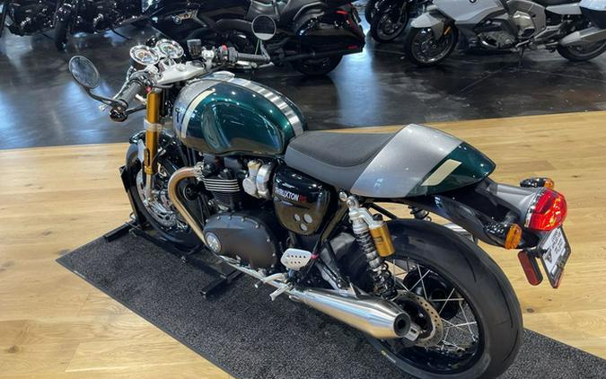 2023 Triumph Thruxton RS Competition Green / Silver Ice