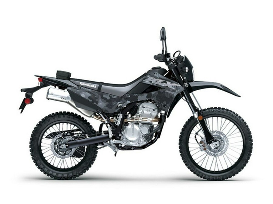 2024 Kawasaki KLX300 Cypher Camo Gray