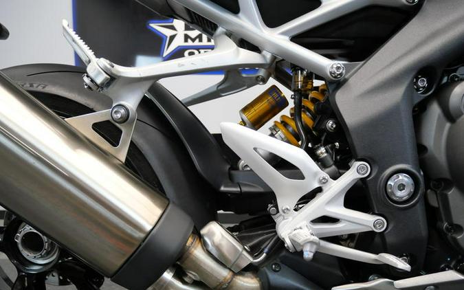 2024 Triumph Speed Triple 1200 RS Matte Silver Ice